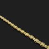 Rhinestone Chain HF10062 Gold