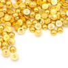 IMG_7403 Gold Cabachon Flatback Beads - 200 Pieces - Glue On (10mm)