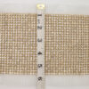 RB24-CRYGOL-3 24 Row Rhinestone Banding Metal Set Crystal Gold
