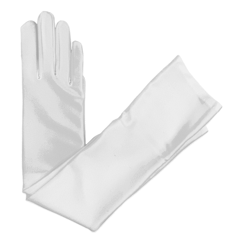 Diamond Above the Elbow Length Matte Satin Gloves (Choose Your Color)