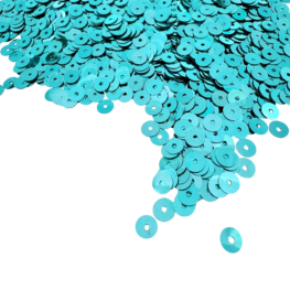 6MM FLAT SEQUINS TURQUOISE