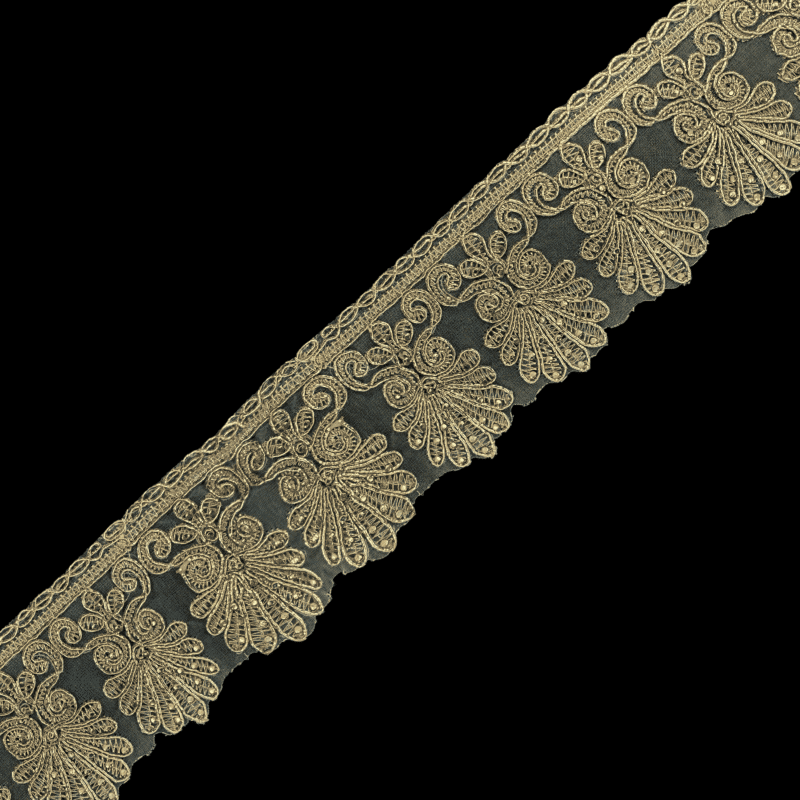 Brussels Gold Metallic Lace
