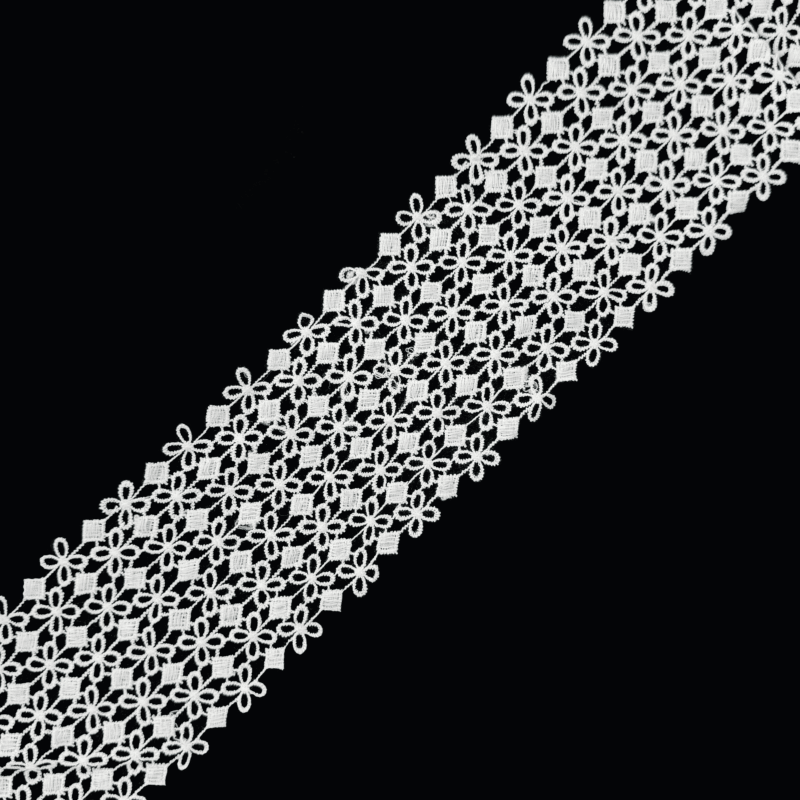 Wide Cluny Lace Band