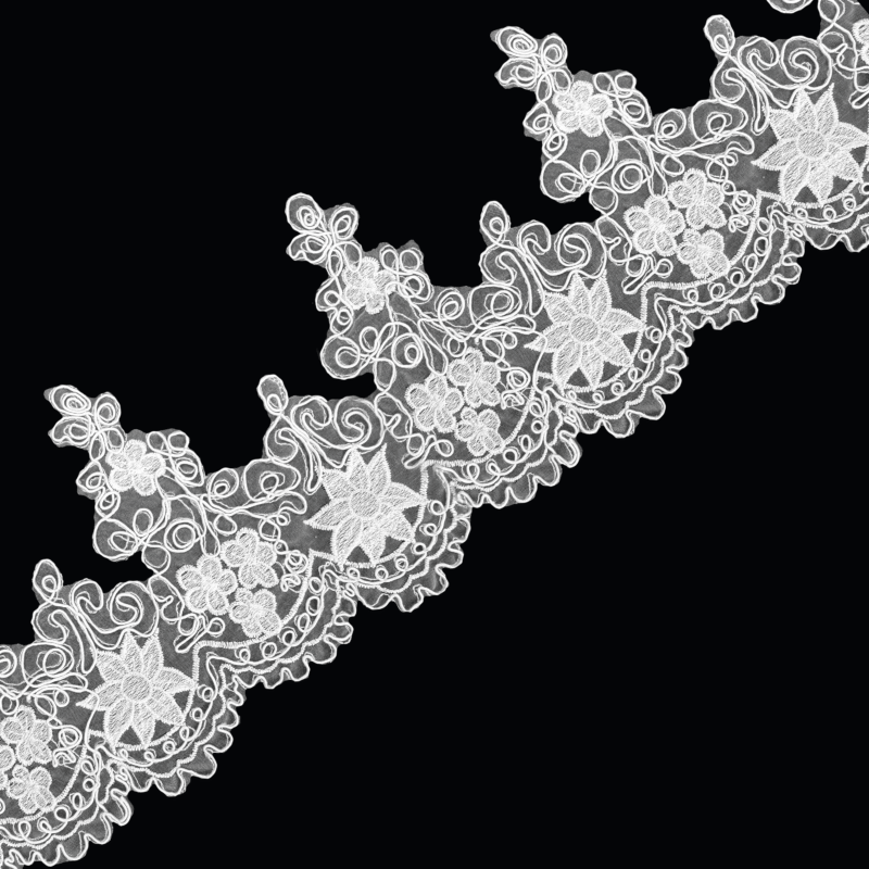 Selena Re-Embroidered Border Lace