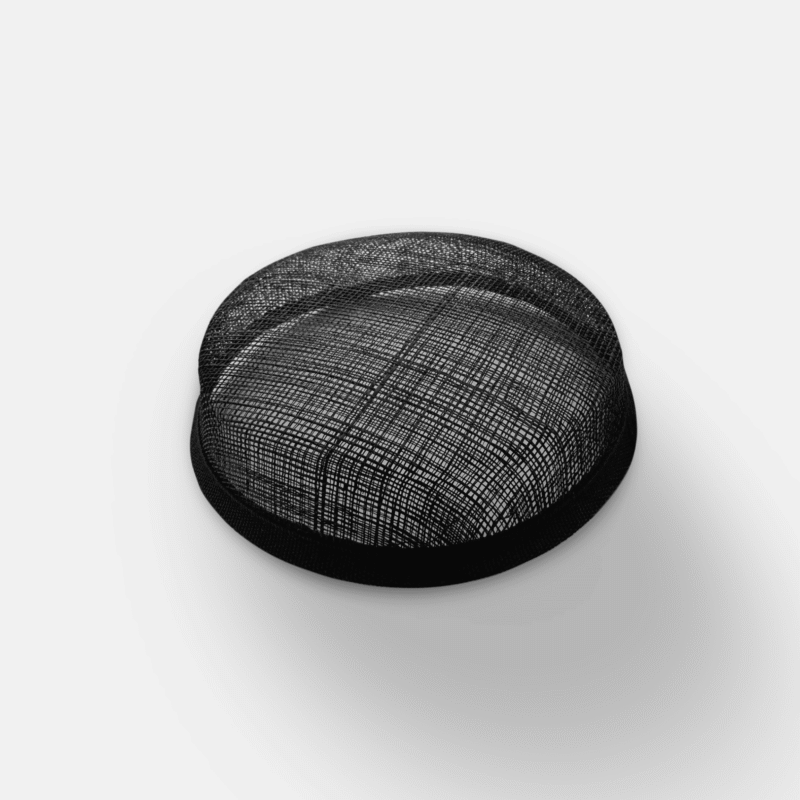 IMG_2182 Sinamay Short Pillbox Hat Base | 1" Height