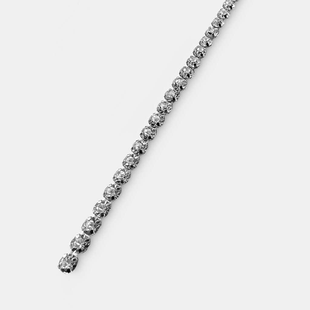 Clear Crystal Rhinestone Banding – 1 to 12 Rows