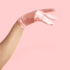Short Satin Gloves in Pink Short Satin Gloves, Cocktail Party Gloves, ShineTrim, New Jersey