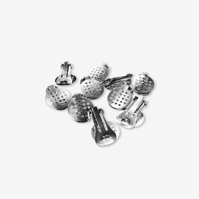 DIY Clip-On Earring Pieces- 10 pcs