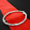 Oval Rhinestone Buckle Slider