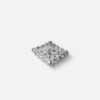 Square Rhinestone Button – 1"