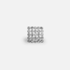 Square Rhinestone Button – 1"