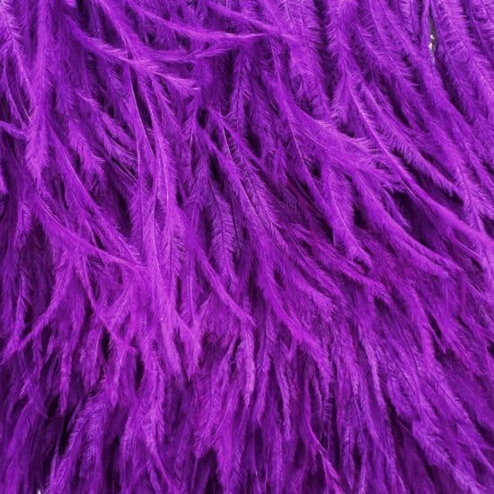 5-inch ostrich feathers, perfect for crafts, costumes, and fashion designs. Available at Shinetrim in Englewood, NJ.