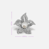 Small Pearl Lily Brooch