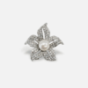 Small Pearl Lily Brooch