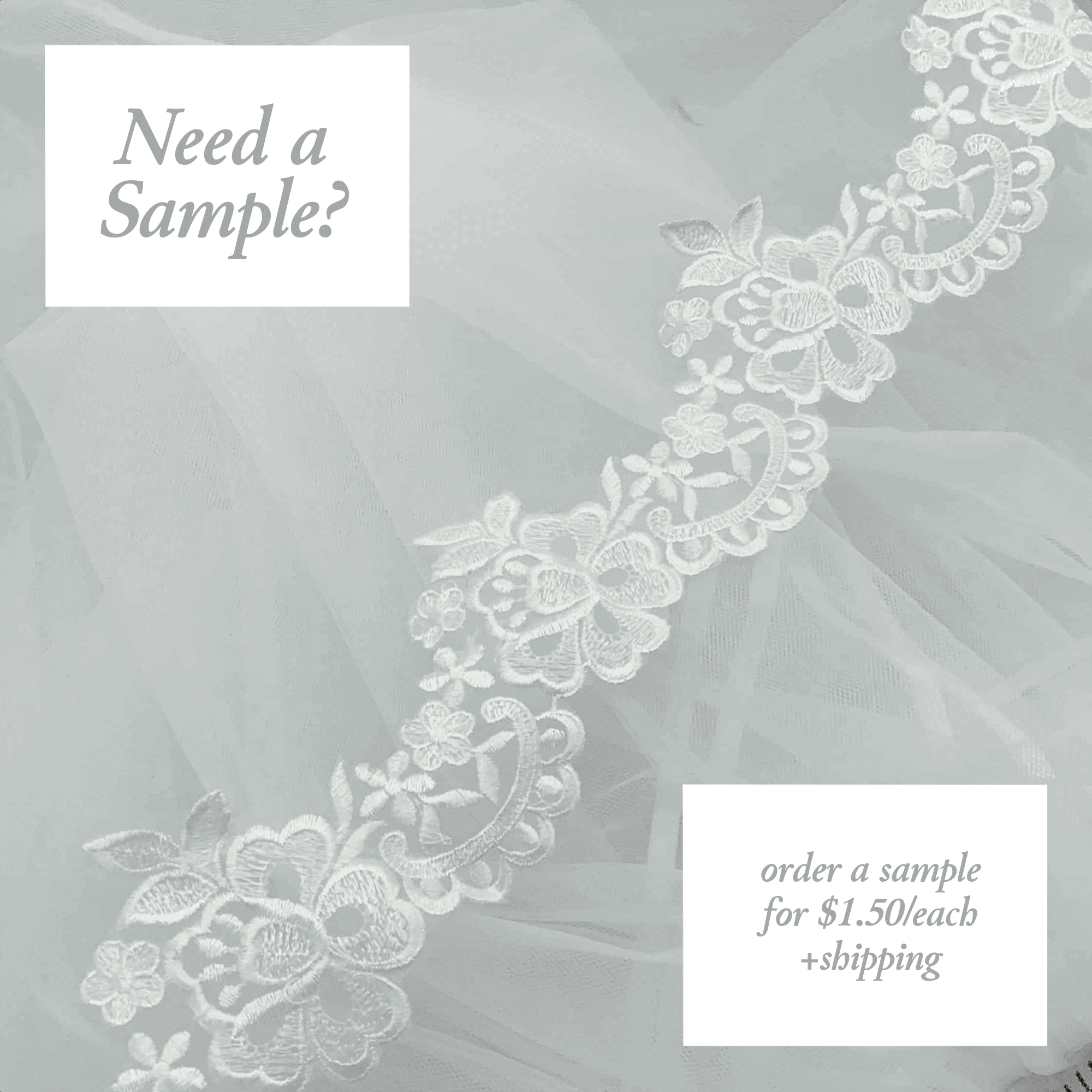 Need a Sample? (Ivory)