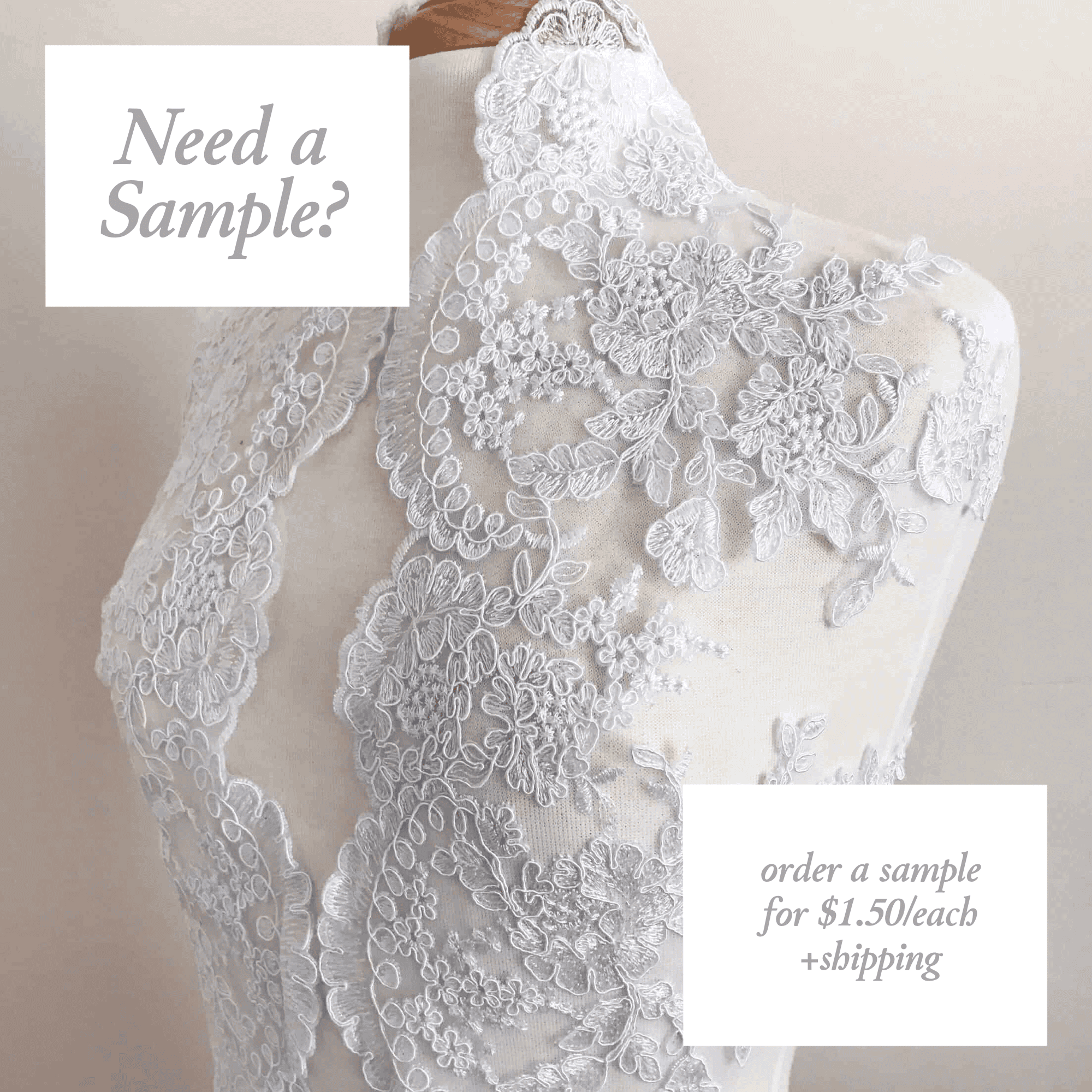 Need a Sample? (Ivory)