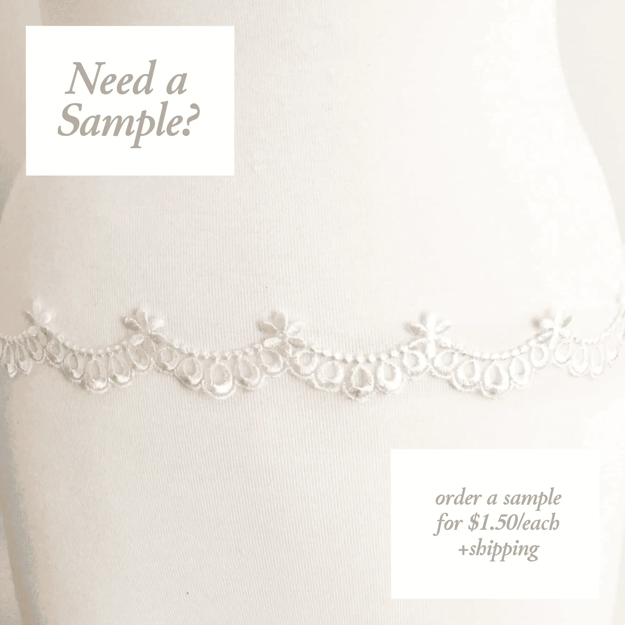 Need a Sample? (Ivory)