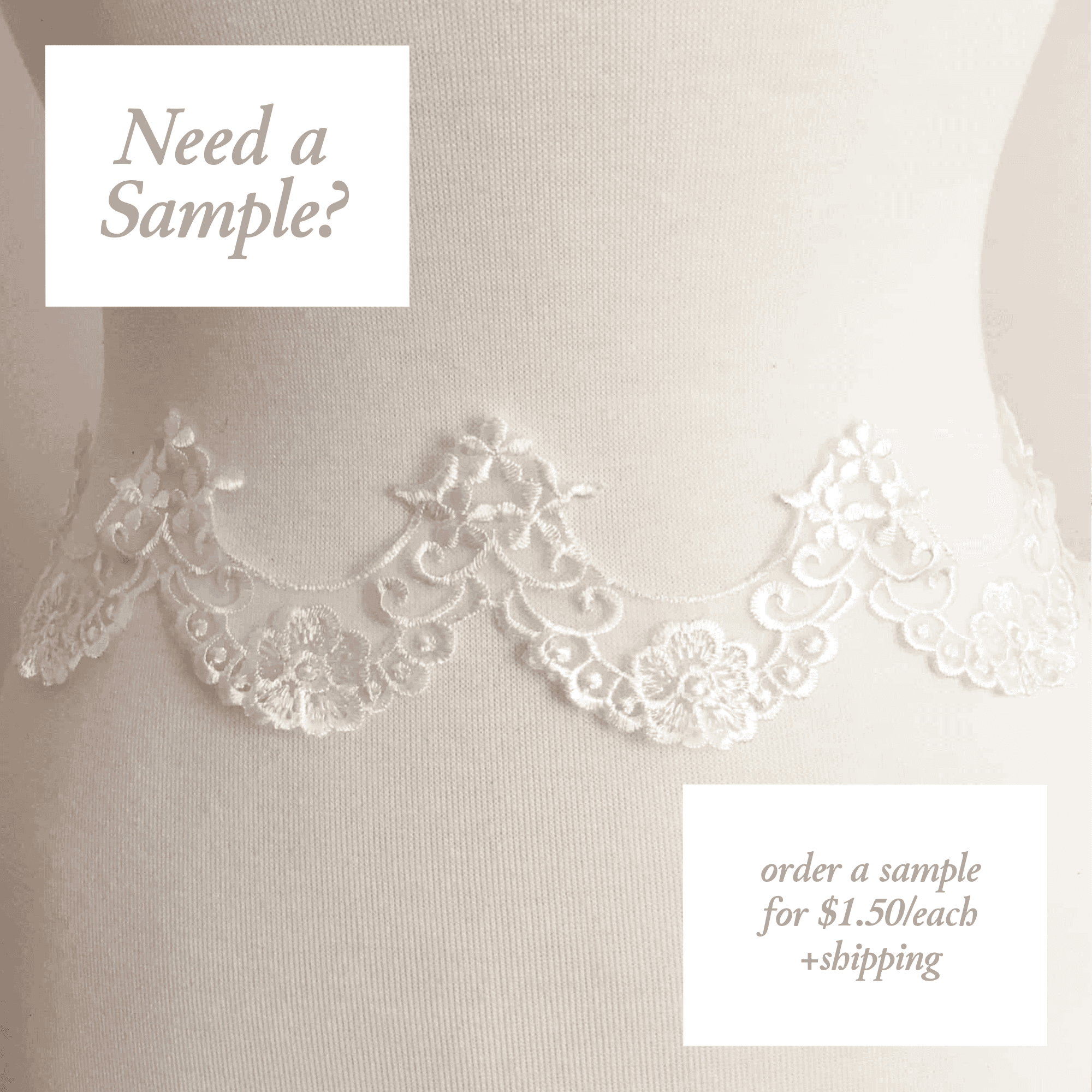 Need a Sample? (Ivory)