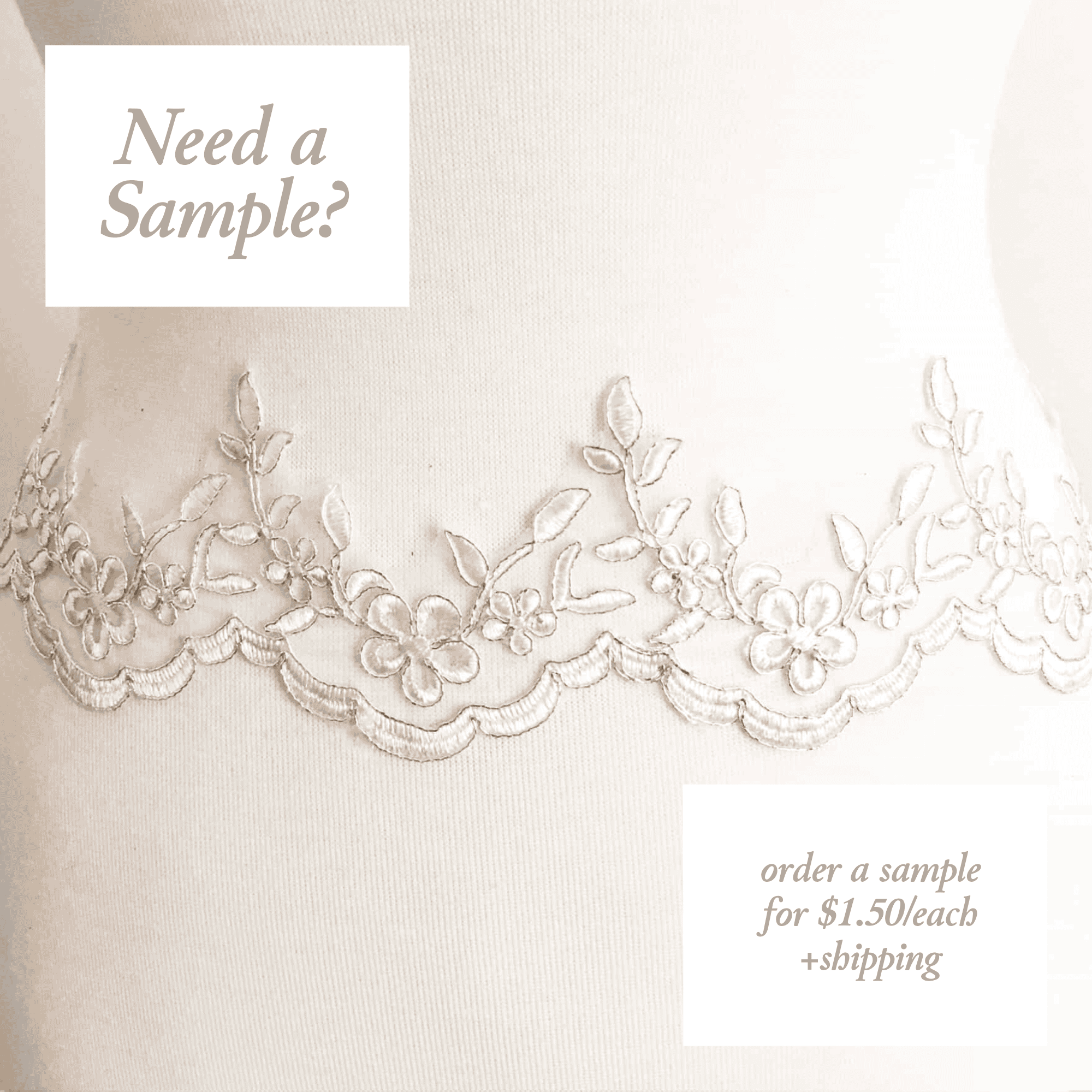 Need a Sample? (Ivory)