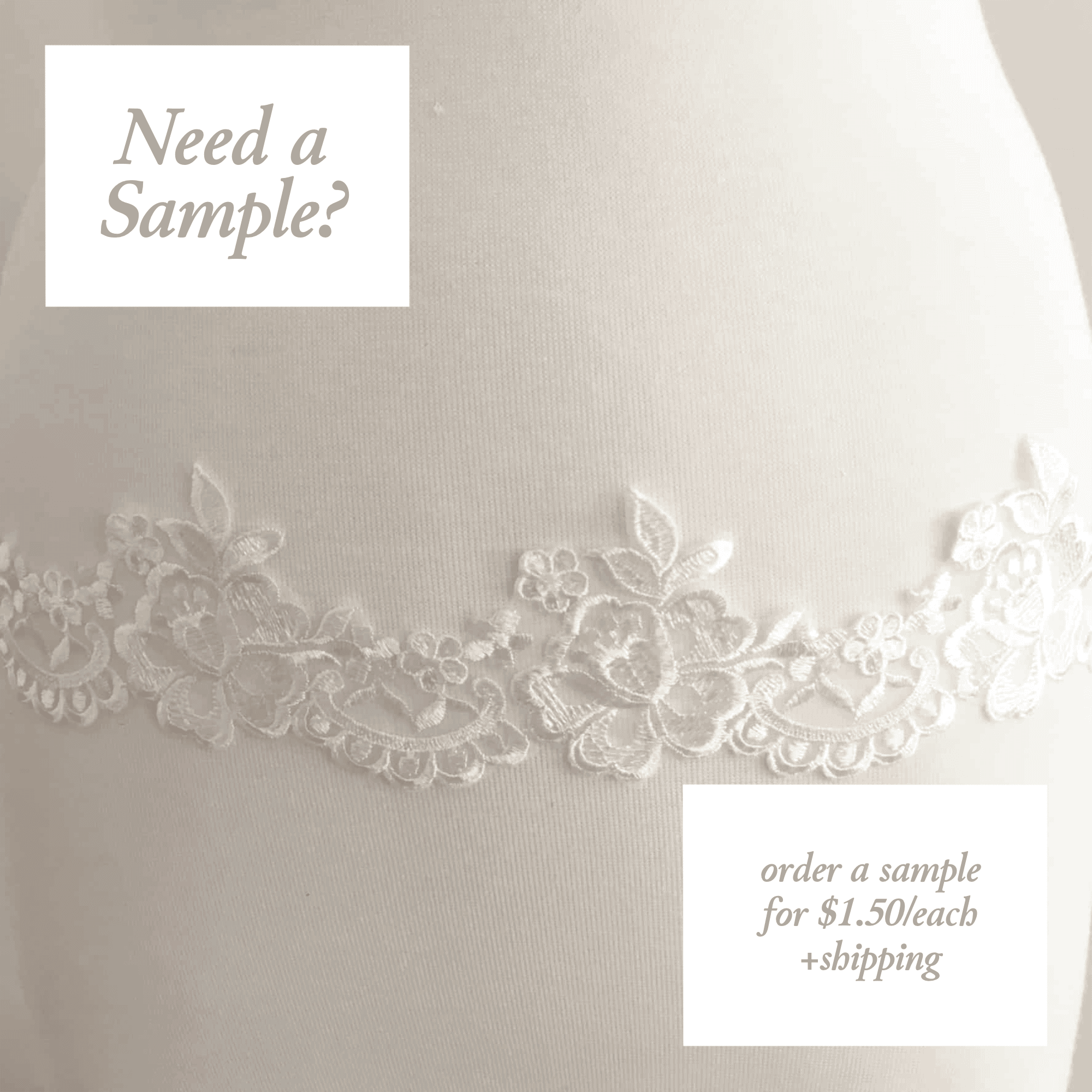 Need a Sample? (Ivory)