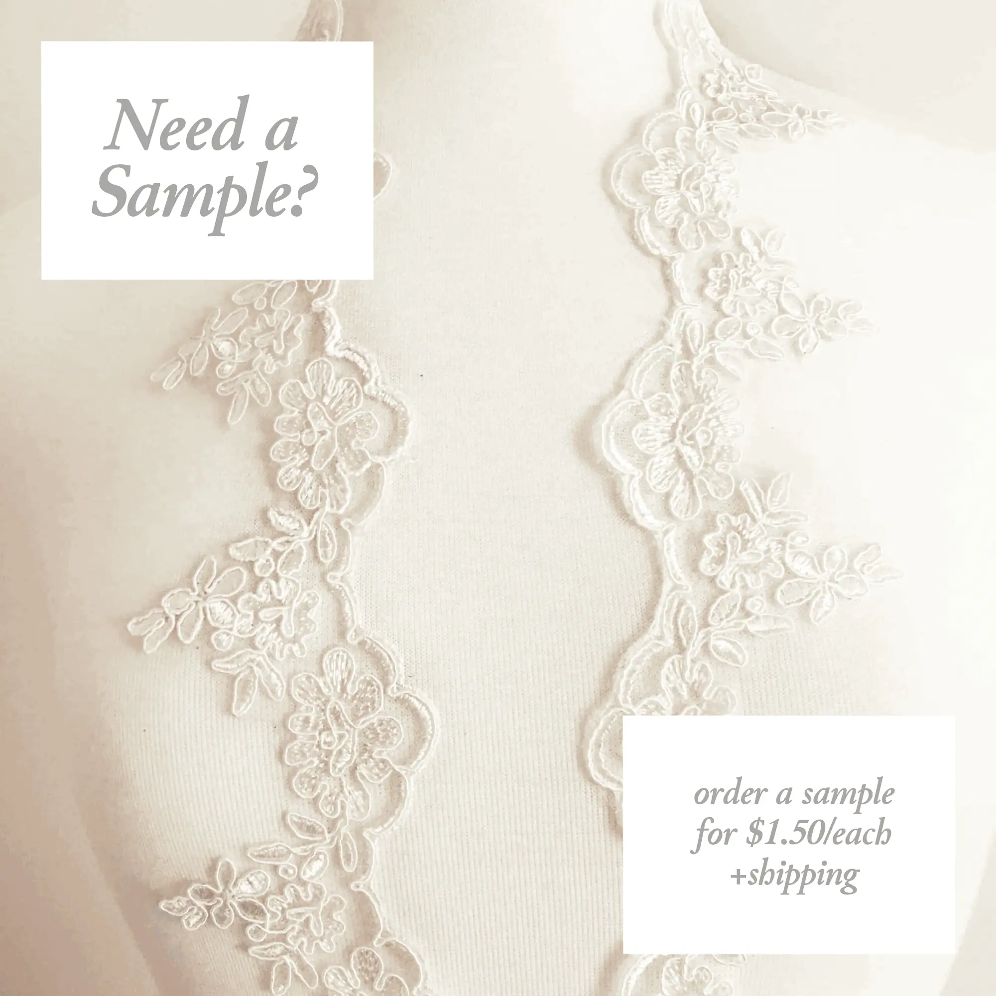 Need a Sample? (Ivory)