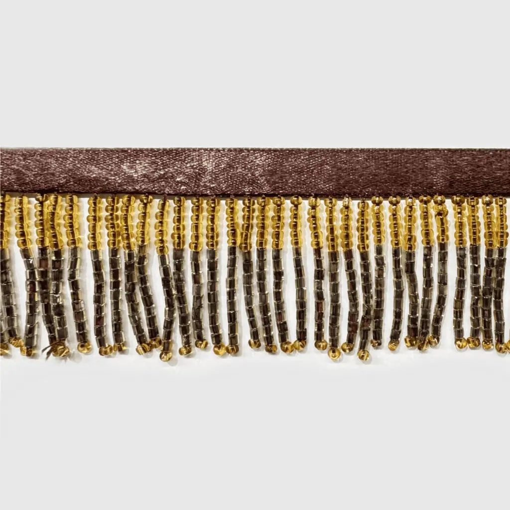 1.5" Straight Beaded Fringe