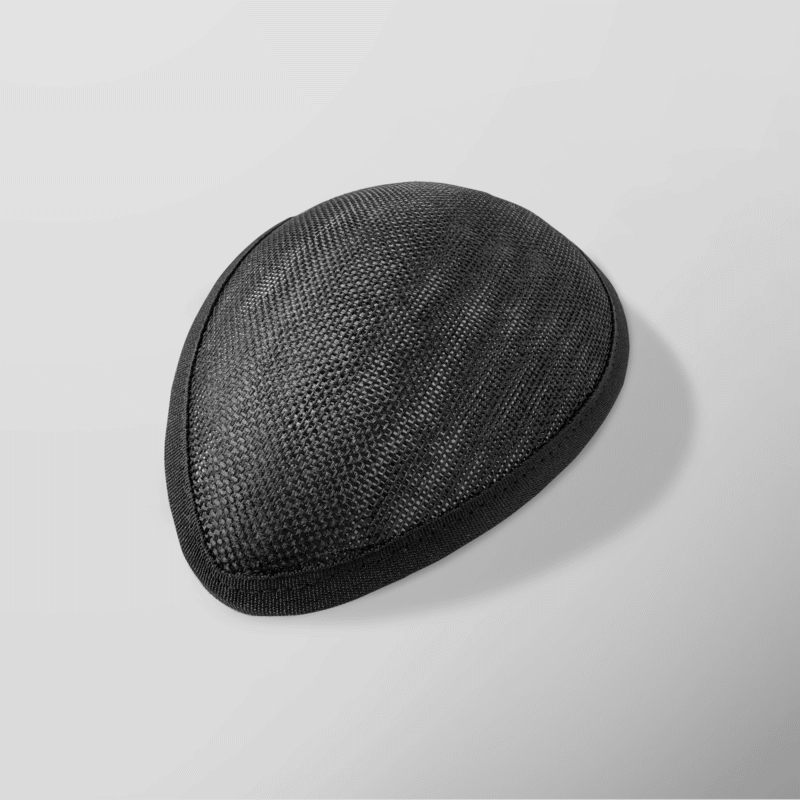 IMG_4987 Large Buckram Teardrop Fascinator Base