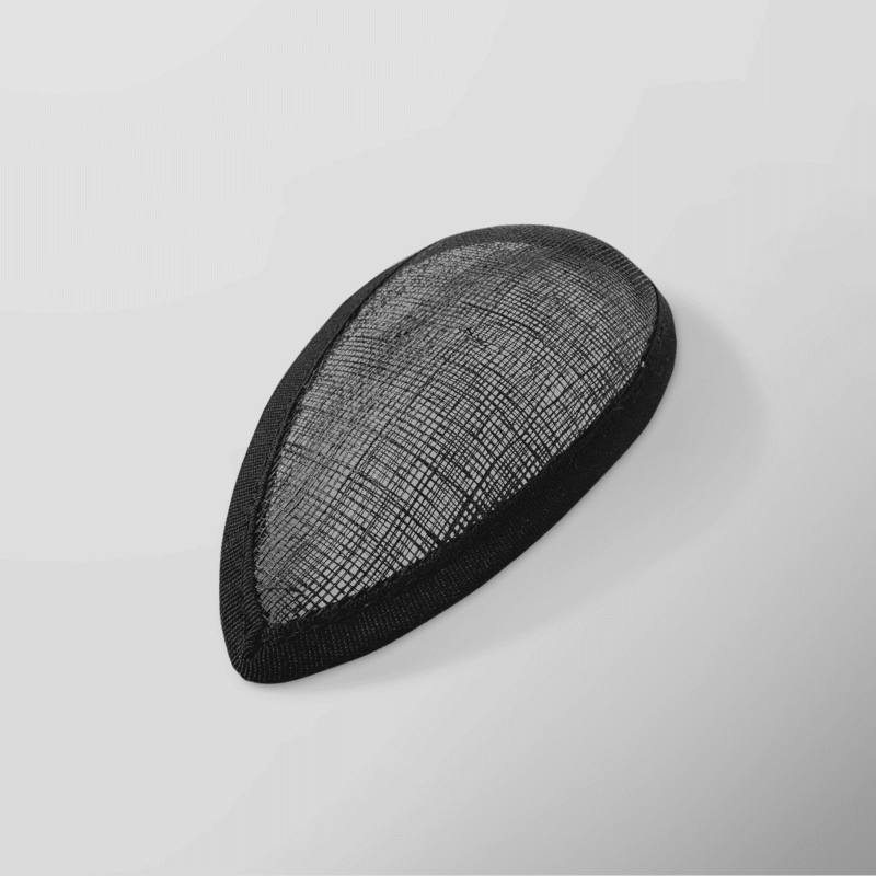 IMG_4991 Small Sinamay Teardrop Fascinator Base