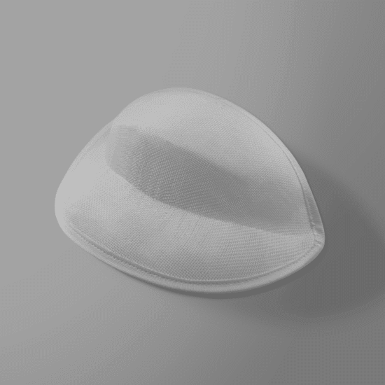 Buckram Visor Crown