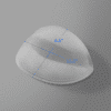 Buckram Visor Crown