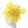 bridal-fascinator-hat-wedding-headpiece-ivory-elegant-style Justine Statement Fascinator