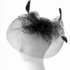 church-hat-women-fascinator-classy-formal-headpiece Leda Veiled Fascinator