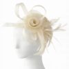 cream-fascinator-hat-womens-tea-party-hat-classic-headpiece Alice Mini Fascinator