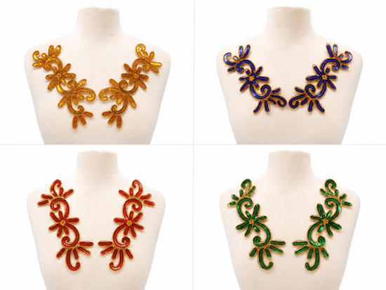 Sequin Bead Pair (Choose Your Color)