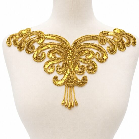 Gold Sequin Bead Center 3